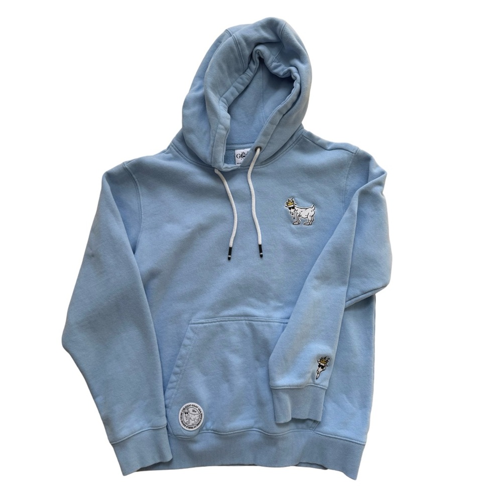 GOAT Baby Blue Adult S Hoodie (Lightly worn)